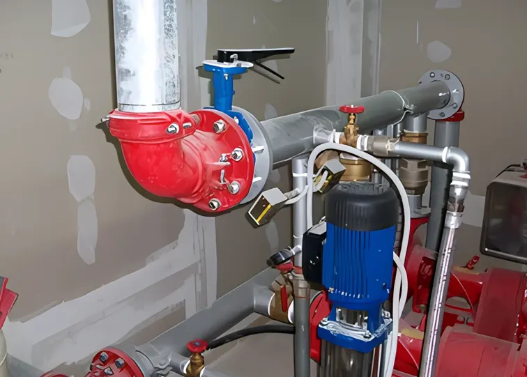 Εγκατάσταση συστήματος πυρόσβεσης με αντλία νερού από την Κουρτέσης Water Spa Center