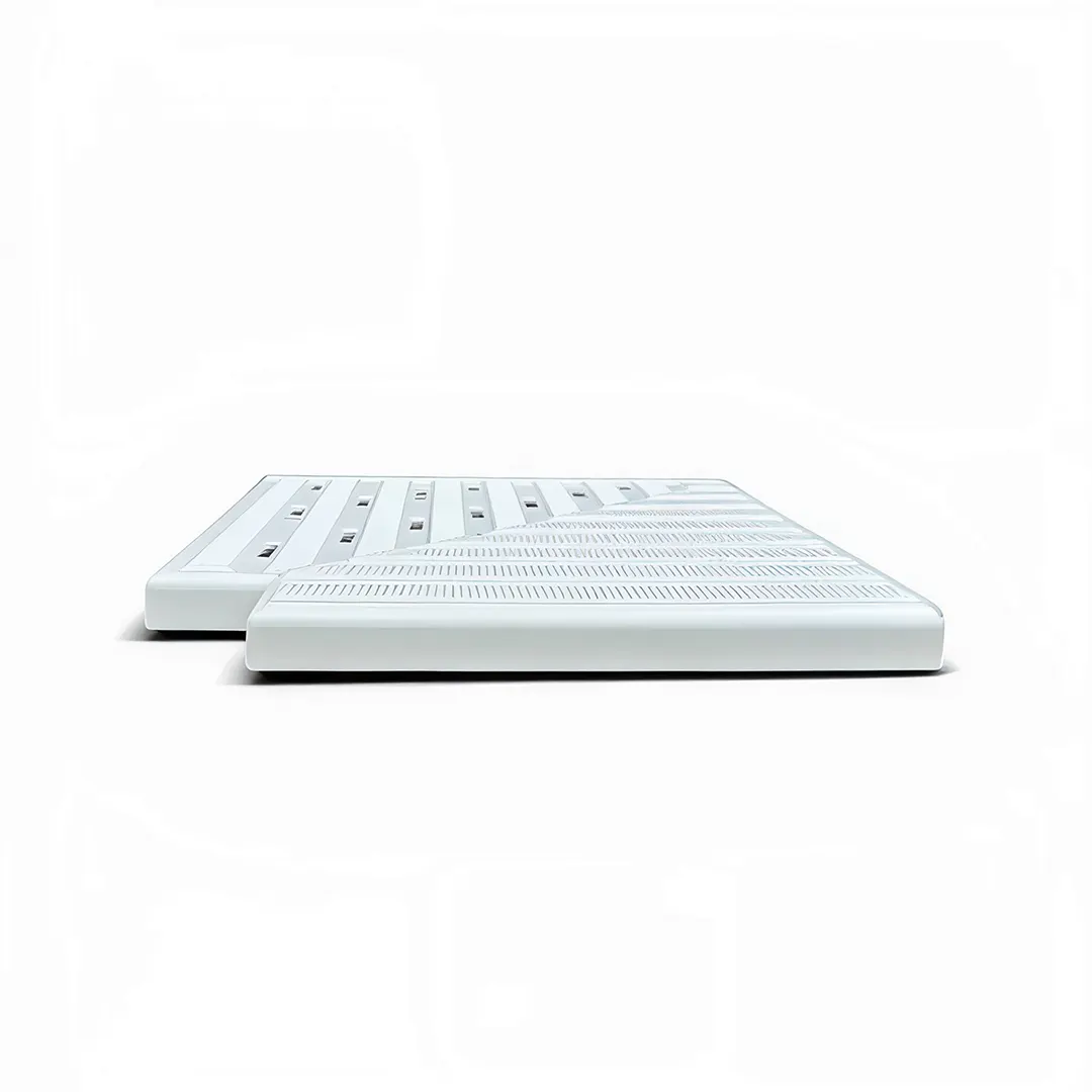 Γωνία σχάρα πισίνας πλαστική με αντιολισθητική επιφάνεια για αποστράγγιση νερού