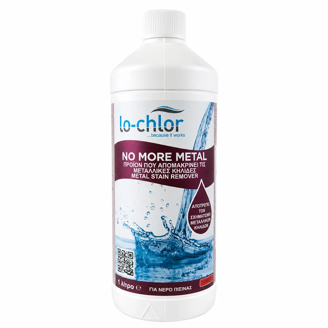 Lo-Chlor No More Metal για απομάκρυνση και πρόληψη μεταλλικών λεκέδων σε πισίνα