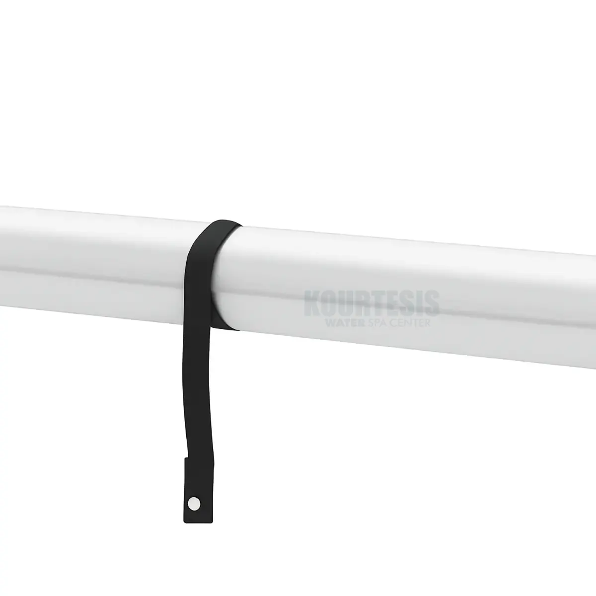 Μεταλλική Μπάρα Με Μαύρο Λουρί