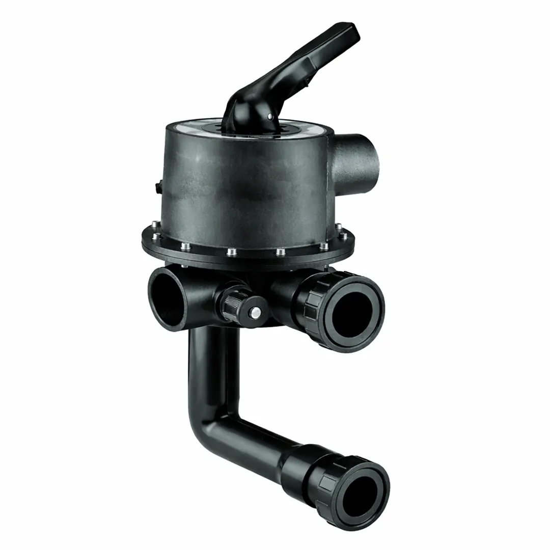 Πολυβάνα φίλτρου πισίνας Magnum με κάθετη σύνδεση L 50mm και χειρολαβή επιλογής λειτουργιών.