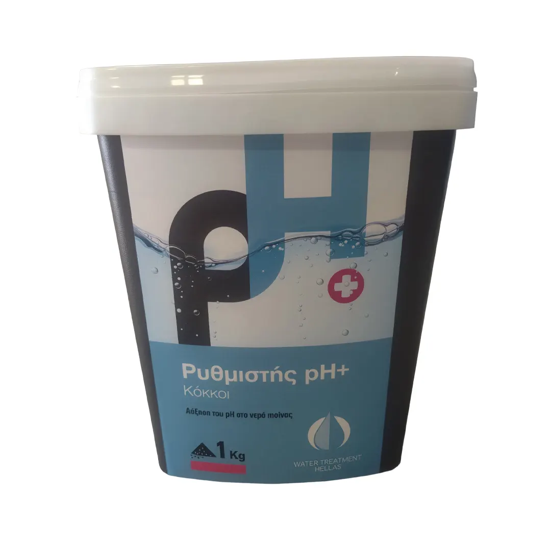 Ρυθμιστής pH+ κόκκοι πισίνας 1kg για αύξηση του pH στο νερό πισίνας