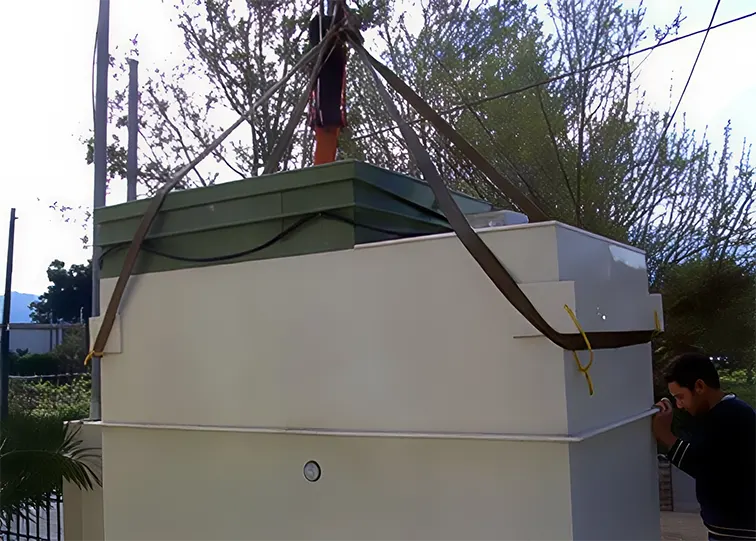 Εγκατάσταση βιολογικού καθαρισμού λυμάτων από την Κουρτέσης Water Spa Center